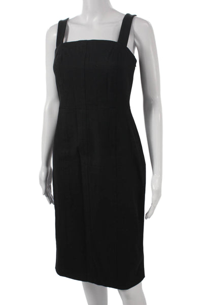 Banana Republic Women Sheath Dress Black Petite Size 4