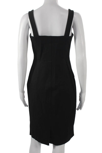 Banana Republic Women Sheath Dress Black Petite Size 4