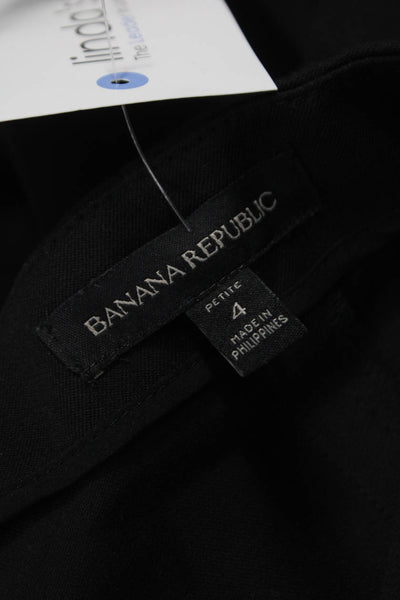 Banana Republic Women Sheath Dress Black Petite Size 4