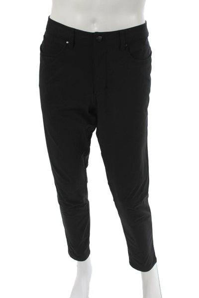 Lululemon Mens Black Polyester Pants Size 35