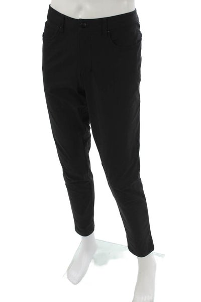 Lululemon Mens Black Polyester Pants Size 35