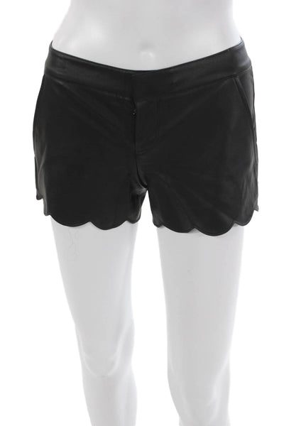 Club Monaco Womens Black Viscose Hot Pants Size 00