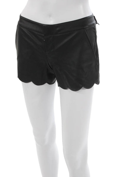 Club Monaco Womens Black Viscose Hot Pants Size 00