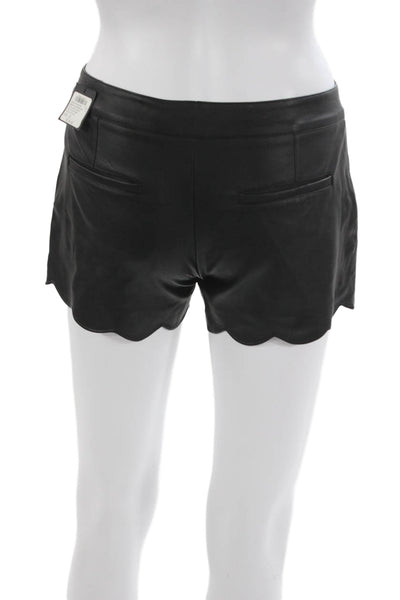 Club Monaco Womens Black Viscose Hot Pants Size 00