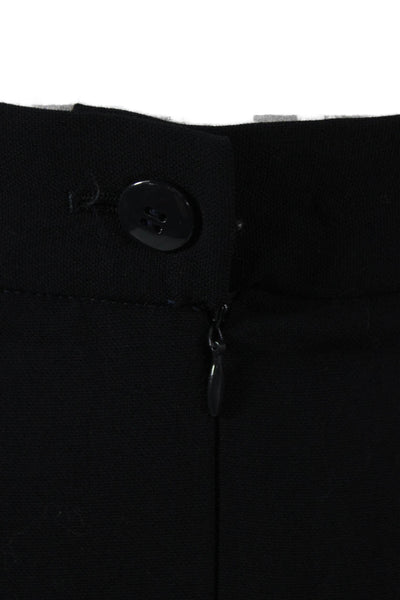 Escada Margaretha Ley Womens Straight Pencil Skirt Black Wool Short Size 40