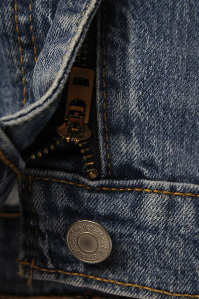 Levis Mens Tapered Blue Jeans Cotton Blend Mid Rise Size 32