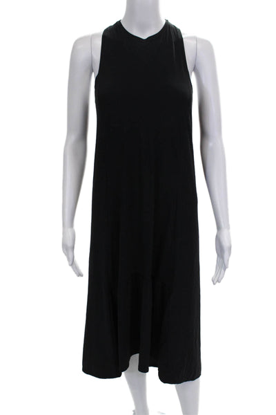 Sweaty Betty Womens Tank Dress Black High Neck Mid Calf Polyester Size 2XS