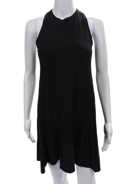 Sweaty Betty Women Tank Dress Black High Neck Sleeveless Knee Length Size 2XS