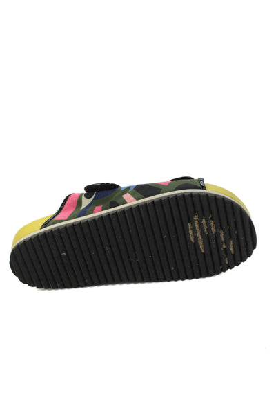 Kat Maconie Womens Colorblock Slides Multicolor Size 9