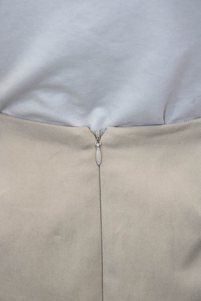 Worth New York Women Straight Pencil Mini Skirt Beige Size 4