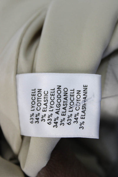 Worth New York Women Straight Pencil Mini Skirt Beige Size 4