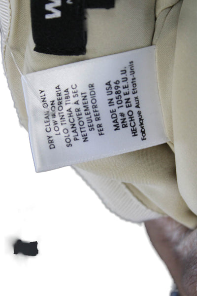 Worth New York Women Straight Pencil Mini Skirt Beige Size 4
