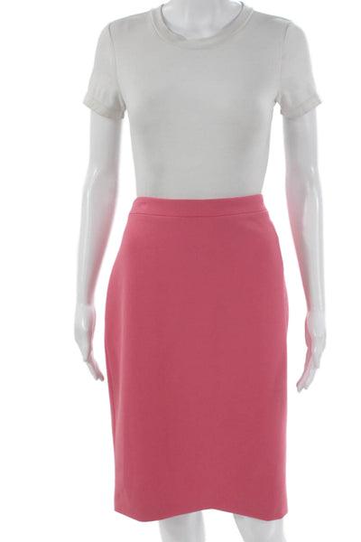 Marc Cain Womens Straight Pencil Skirt Pink Knee Length Size 8