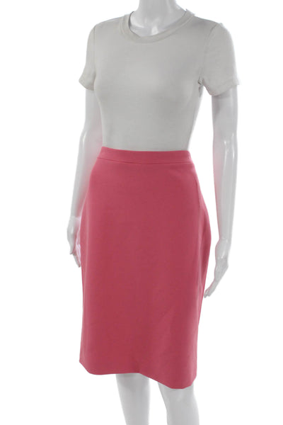 Marc Cain Womens Straight Pencil Skirt Pink Knee Length Size 8
