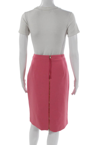 Marc Cain Womens Straight Pencil Skirt Pink Knee Length Size 8