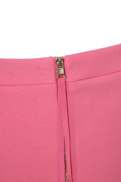 Marc Cain Womens Straight Pencil Skirt Pink Knee Length Size 8