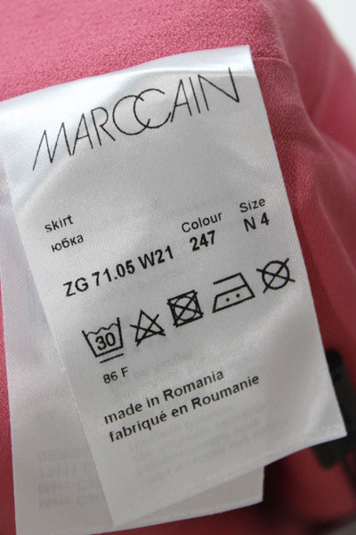 Marc Cain Womens Straight Pencil Skirt Pink Knee Length Size 8