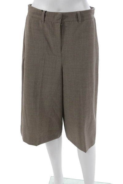 Marella Womens Culotte Brown Virgin Wool Blend Size 6