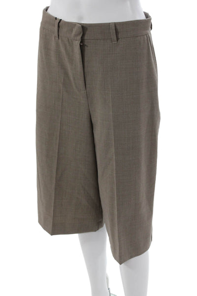 Marella Womens Culotte Brown Virgin Wool Blend Size 6