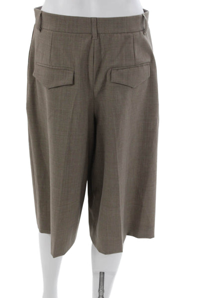 Marella Womens Culotte Brown Virgin Wool Blend Size 6