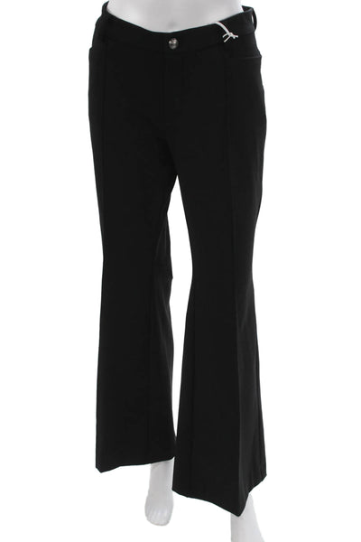 Mac Jeans Womens Bootcut Nylon Jeans Black Button Inseam 32 Size 8