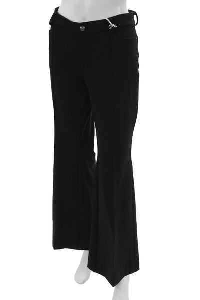 Mac Jeans Womens Bootcut Nylon Jeans Black Button Inseam 32 Size 8