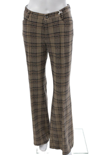 Mac Jeans Womens Beige Viscose Dress Pants Button Closure Size 6