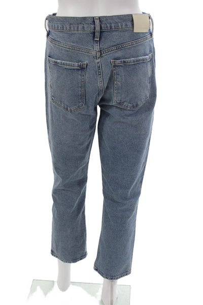 Citizens of Humanity Womens Cropped Jeans Blue Mid Rise Size 27
