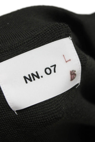 NN07 Mens Full Zip Collared Sweater Green Long Sleeve Size XL