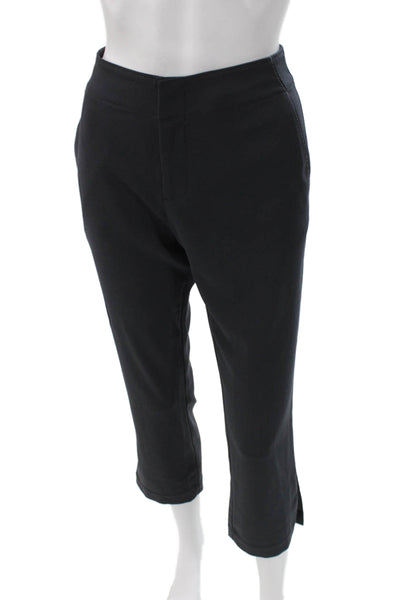 Brochu Walker Women Cropped Black Pants Zip Size S