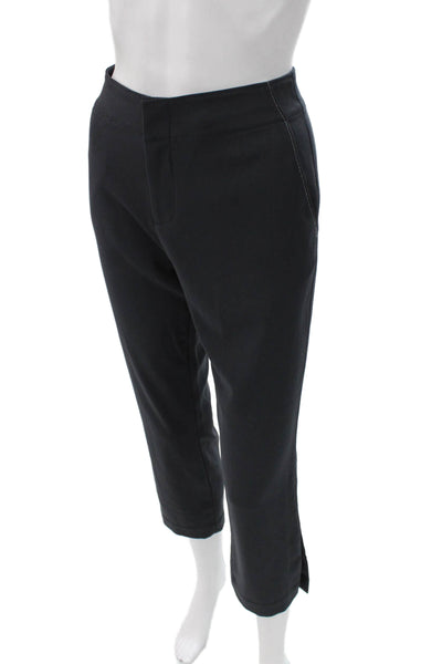 Brochu Walker Women Cropped Black Pants Zip Size S