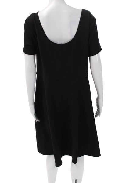 ABS Allen Schwartz Collection Women Fit & Flare Dress Black Size 1X