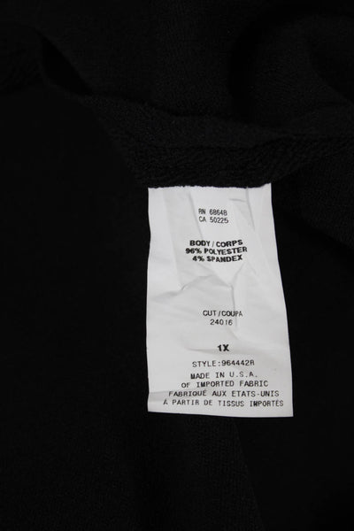 ABS Allen Schwartz Collection Women Fit & Flare Dress Black Size 1X