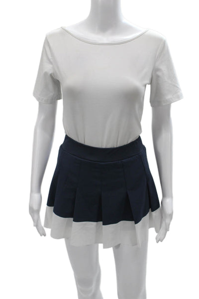 Varley Women Athletic Colorblock Mini Skort Blue Size 2XS