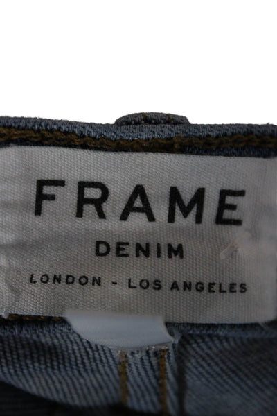 Frame Denim Womens Skinny Jeans Blue High Rise Inseam 28 Size 27
