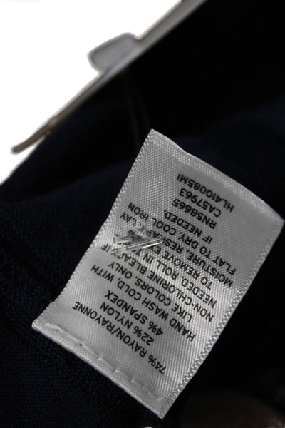 Chelsea 28 Women Sweater Dress Blue V-Neck Sleeveless Mid-Calf Size M