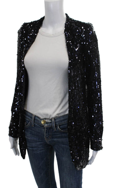 Zara Woman Women Black Basic Jacket Long Sleeve Size XS