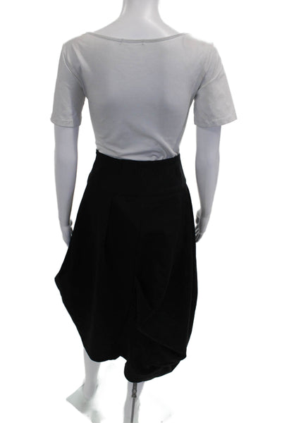 Follow Me Womens Paperbag Pants Black 100% Polyester Size M