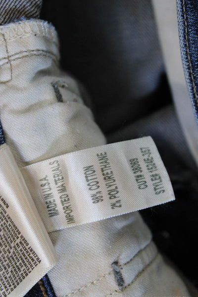 Citizens of Humanity Mens Blue Straight Jeans Mid Rise Cotton Blend Size 26