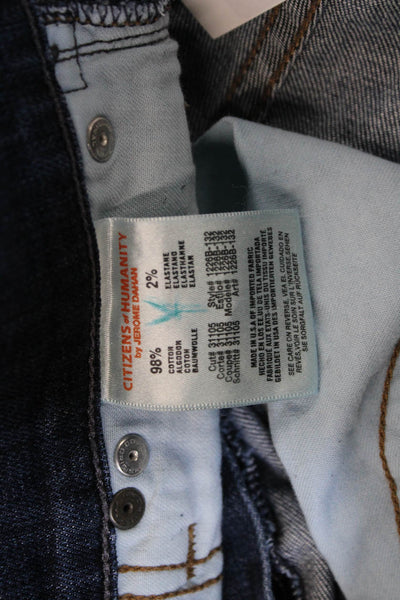 Citizens of Humanity Mens Straight Mid Rise Blue Jeans Size 26