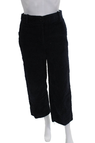 J Crew Women Cropped Pants Blue Size 6