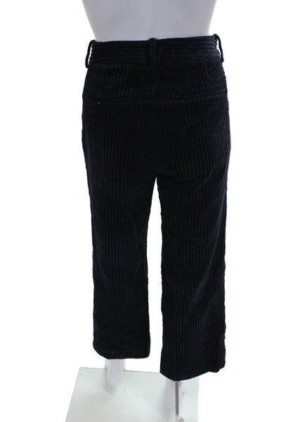 J Crew Women Cropped Pants Blue Size 6