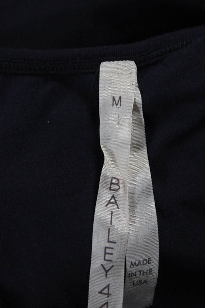 Bailey 44 Womens Basic Silk V-Neck Long Sleeve Blouse Pullover Size M