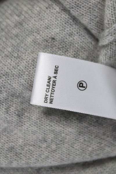 Brochu Walker Womens Cashmere Scoop Neck Pullover Gray Long Sleeve Size M