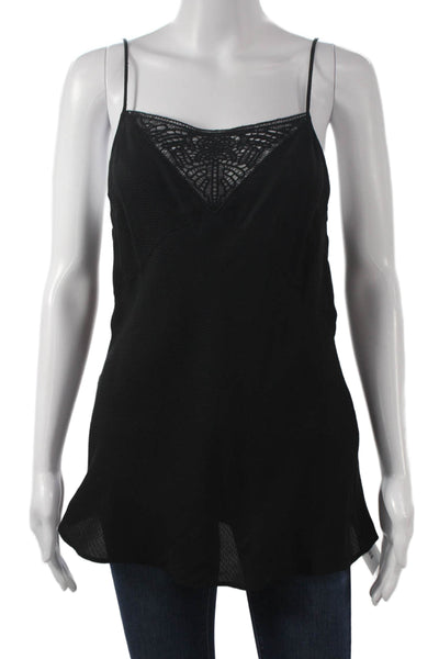 Closed Women Camisole Black V-Neck Sleeveless Size M