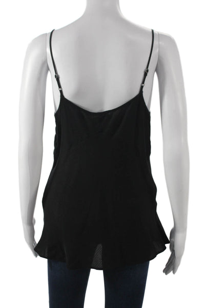 Closed Women Camisole Black V-Neck Sleeveless Size M
