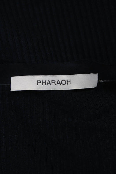 Pharaoh Womens Black Cupro Scoop Neck Sleeveless Basic Tank Size 1