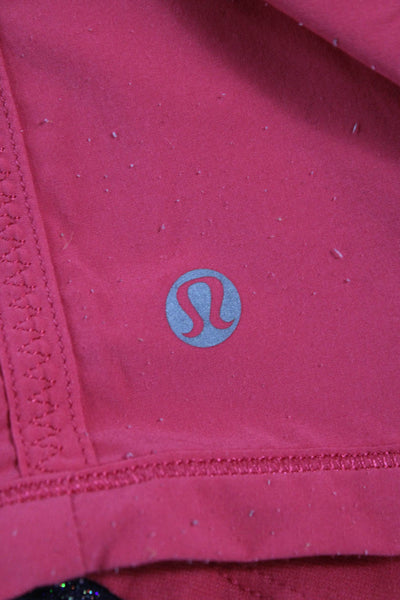 Lululemon Women Athletic Pink Mini Skort Recycled Polyester Drawstring Size 8