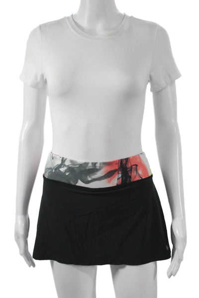Lululemon Womens Athletic Black Skort Mini Polyester Blend Size 6