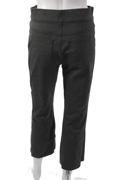 Spanx Women Cropped Gray Pull On Pants Size M